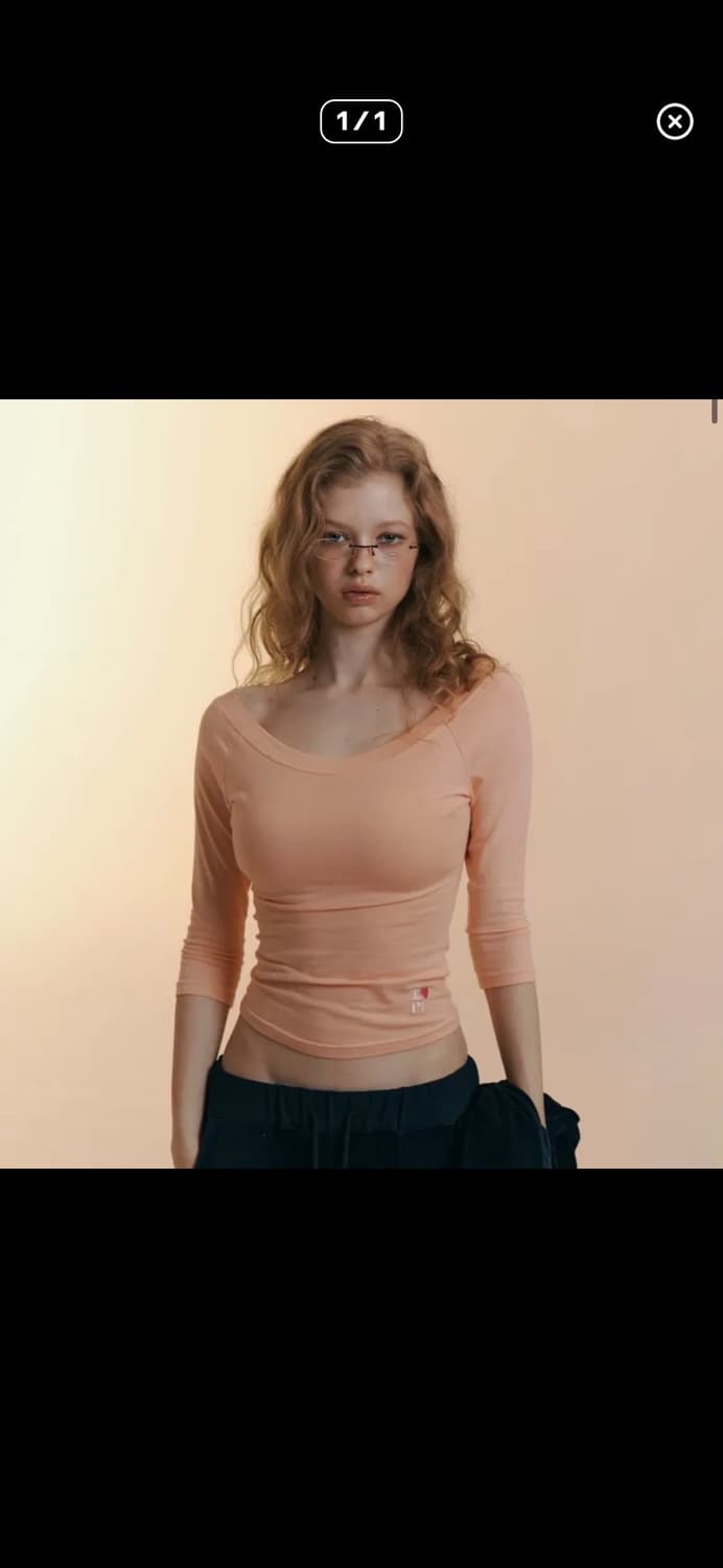 플노팔 오프숄더 피치 상품이미지1