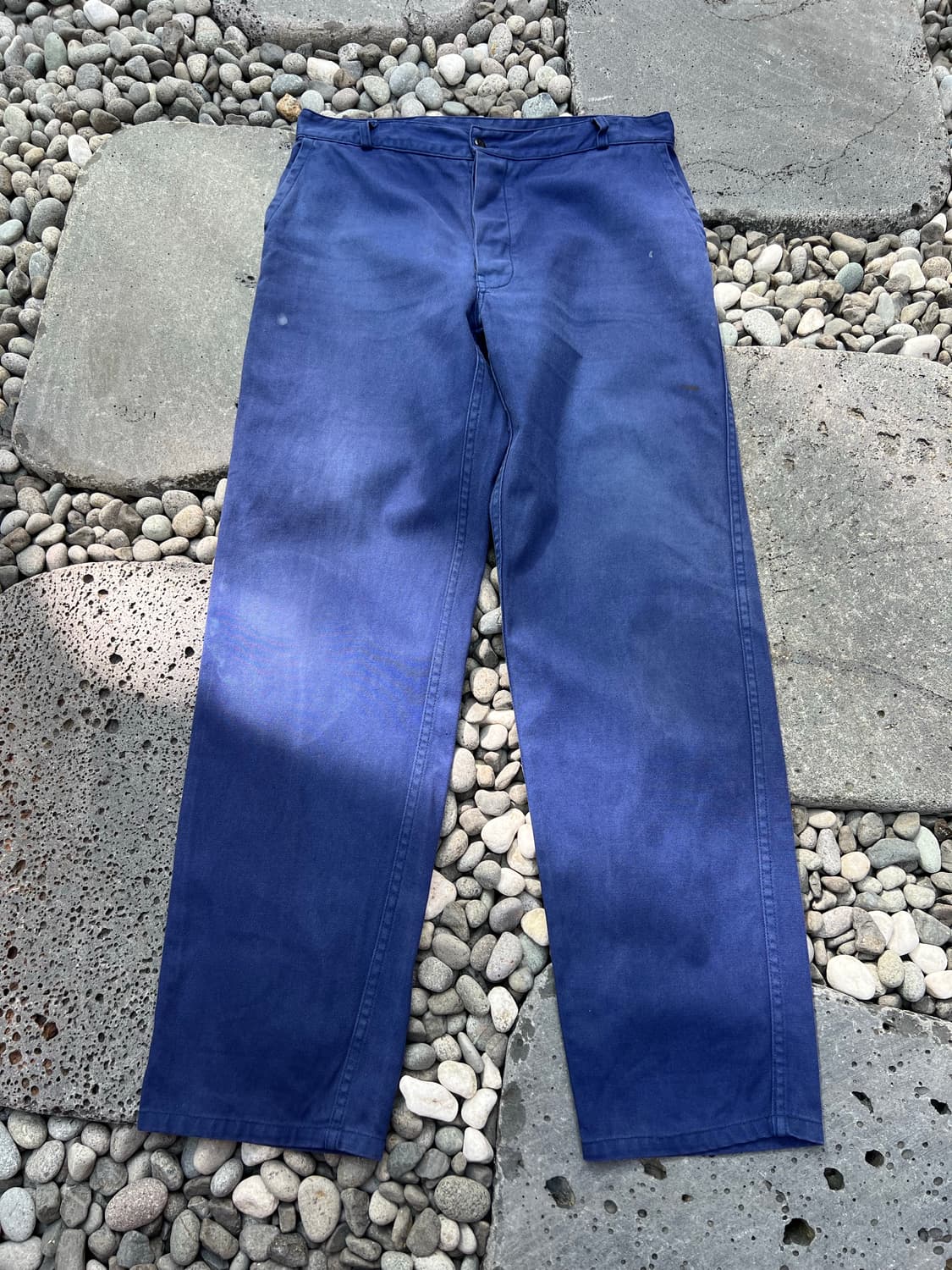 (33인치)OLD VINTAGE FADED BLUE 빈티지프렌치워크팬츠 상품이미지1