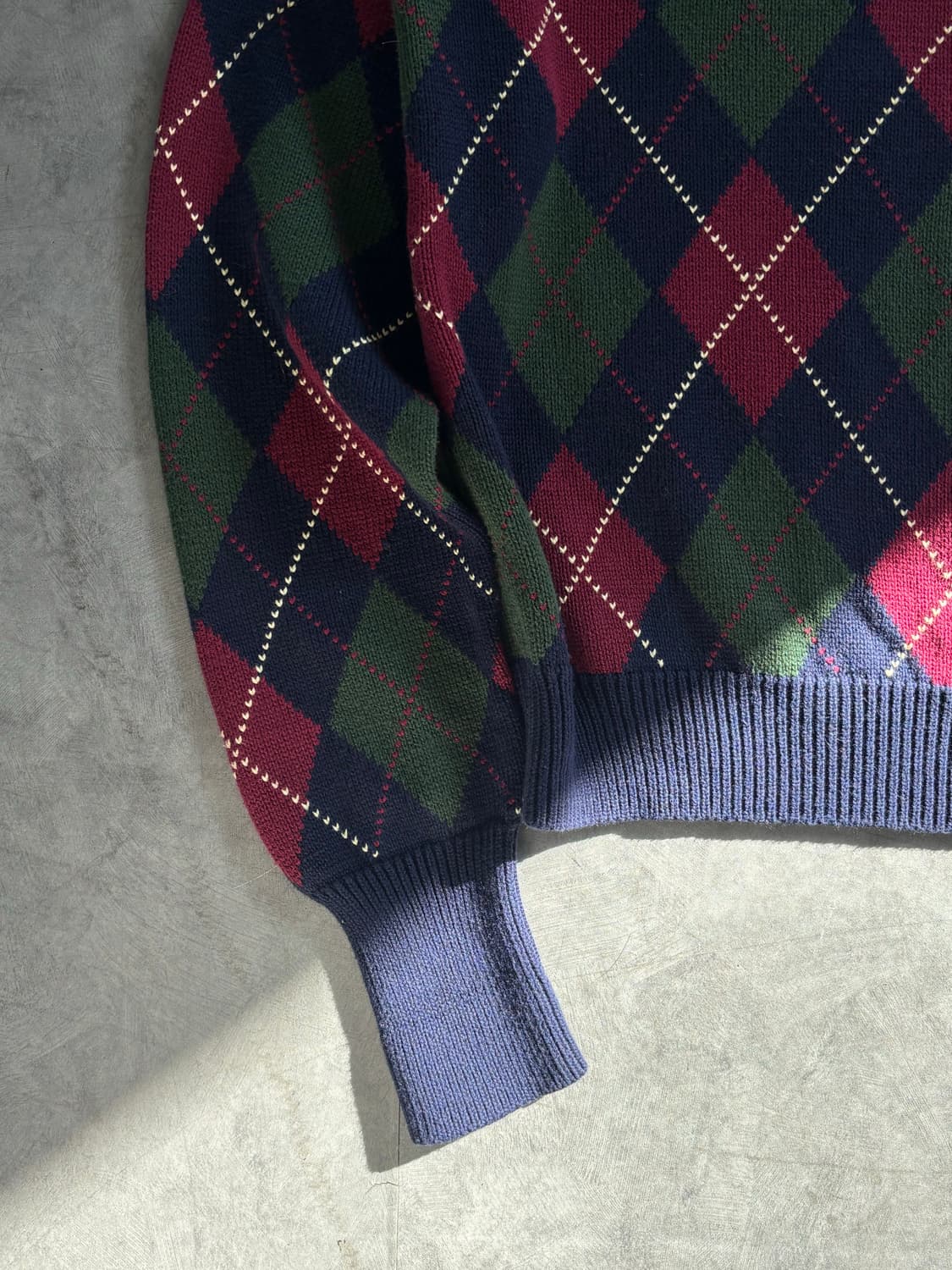 폴로랄프로렌 코튼 아가일 니트 상품이미지2