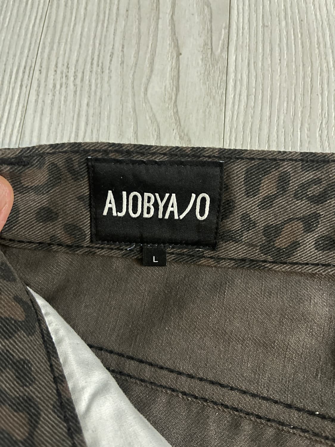 Ajobyajo 레오파드 데님 L 상품이미지2