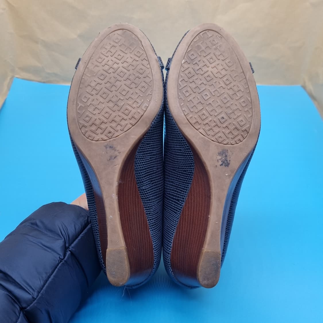 토리버치 토오픈 웨지힐8.5 250 굽7 상품이미지3