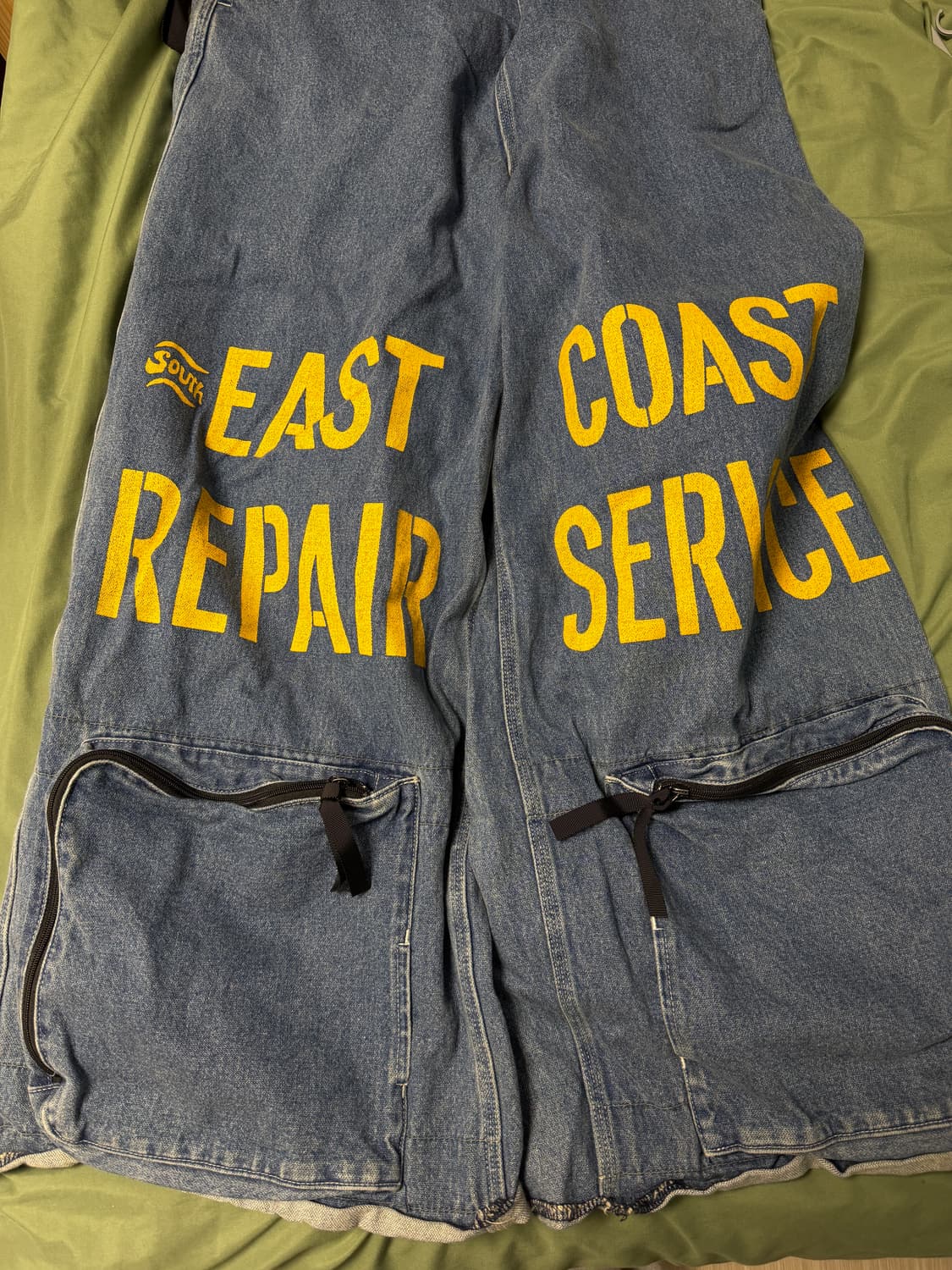 [4] 캐피탈 브로큰 리페어맨 데님 팬츠 상품이미지4