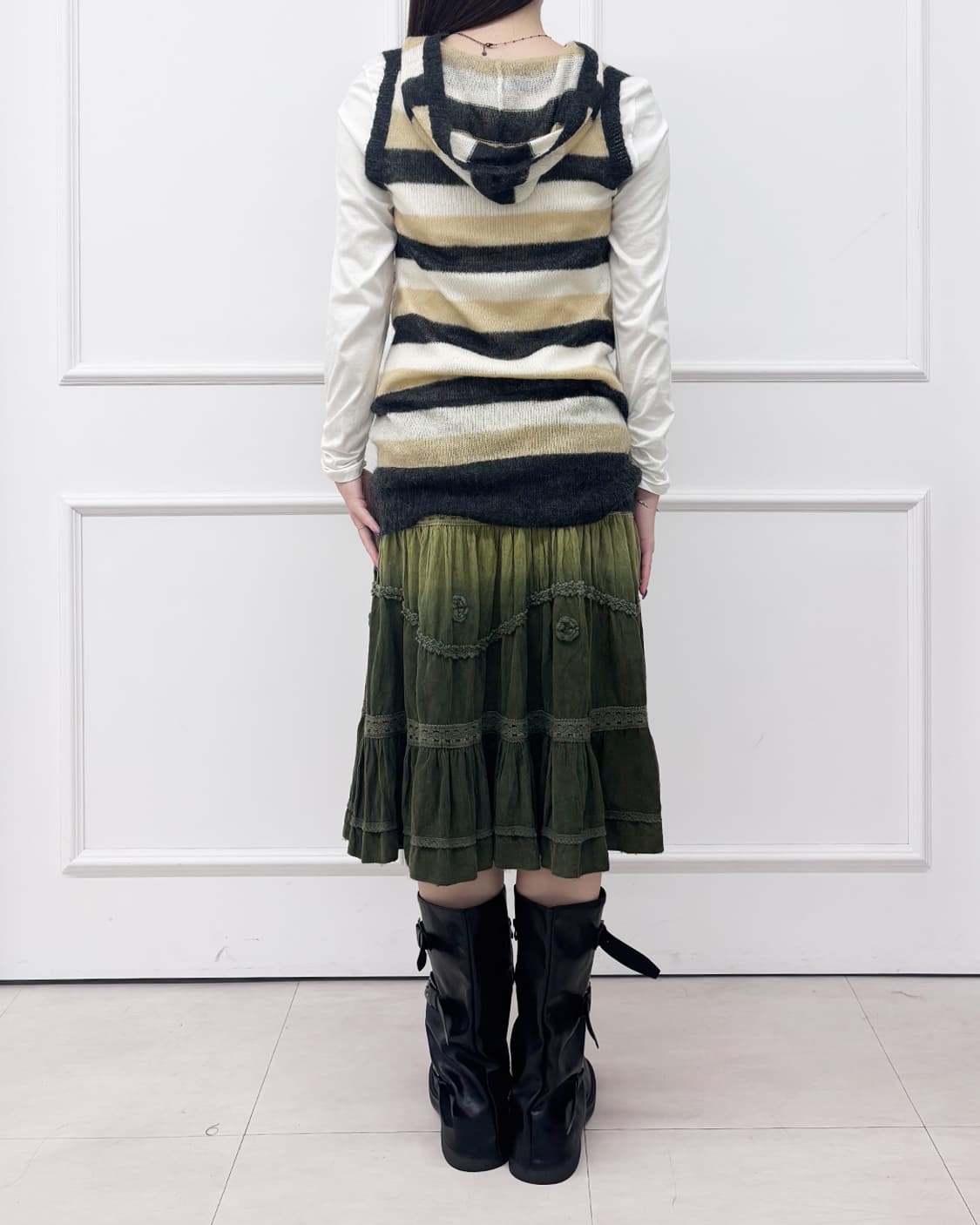 michel klein 빈티지 스트라이프 후디 베스트 상품이미지6