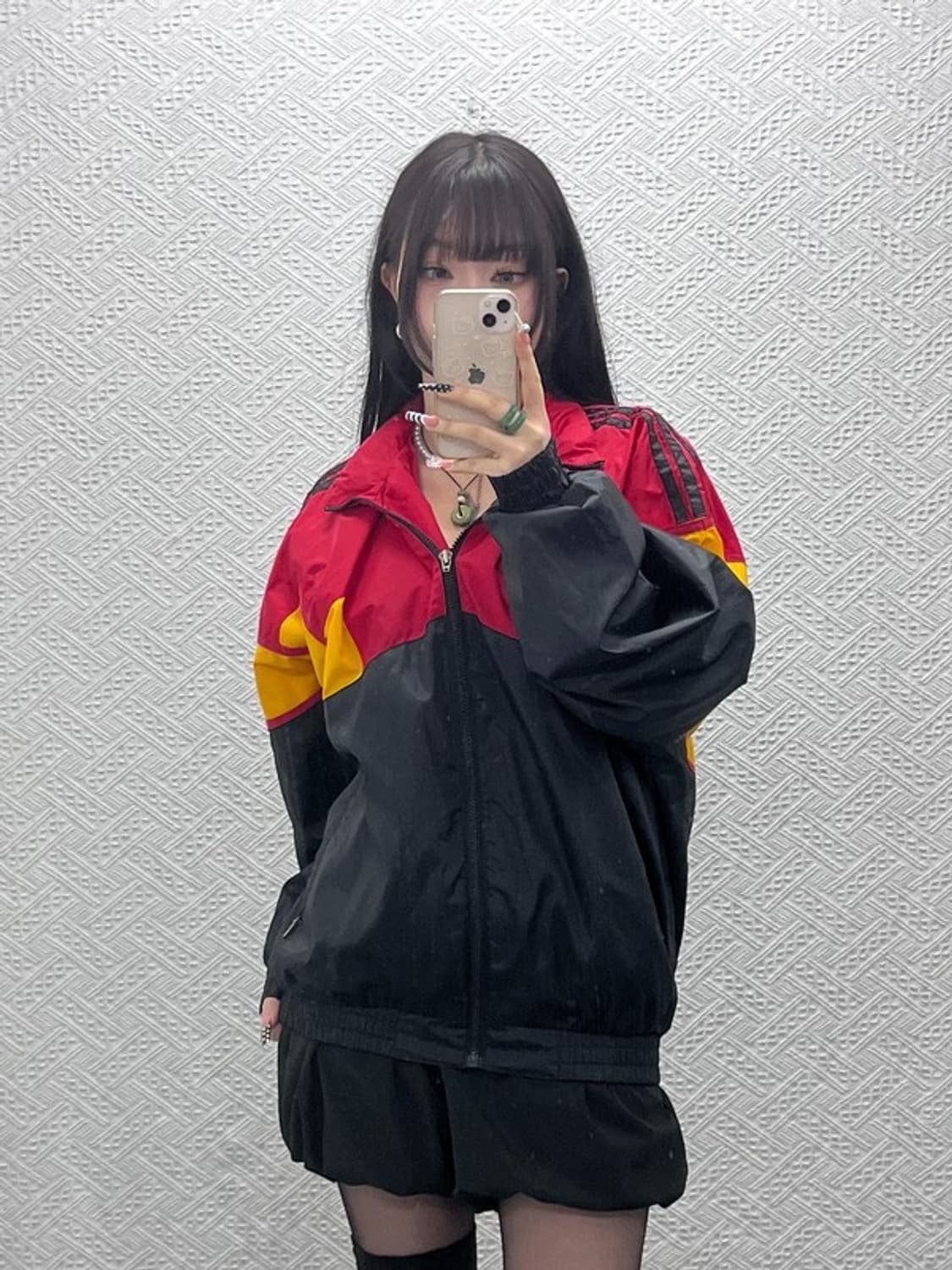 아디다스 올드스쿨 레트로 제우교역 바람막이 자켓 115 C10595 상품이미지2