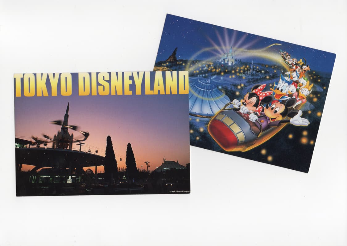 90년대 도쿄디즈니랜드  포스트카드 전 21종 - 2  상품이미지3