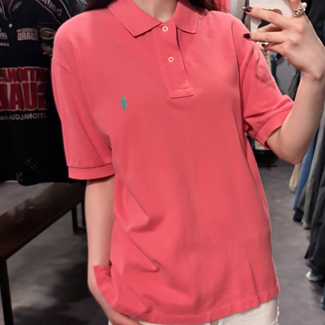 [IM]폴로랄프로렌 반팔 피케 셔츠 핑크 상품이미지3