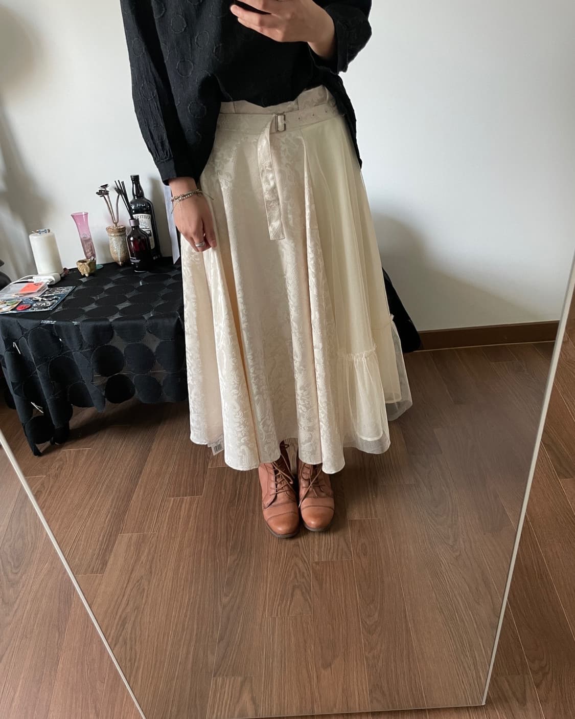 Jacquard long skirt 상품이미지7
