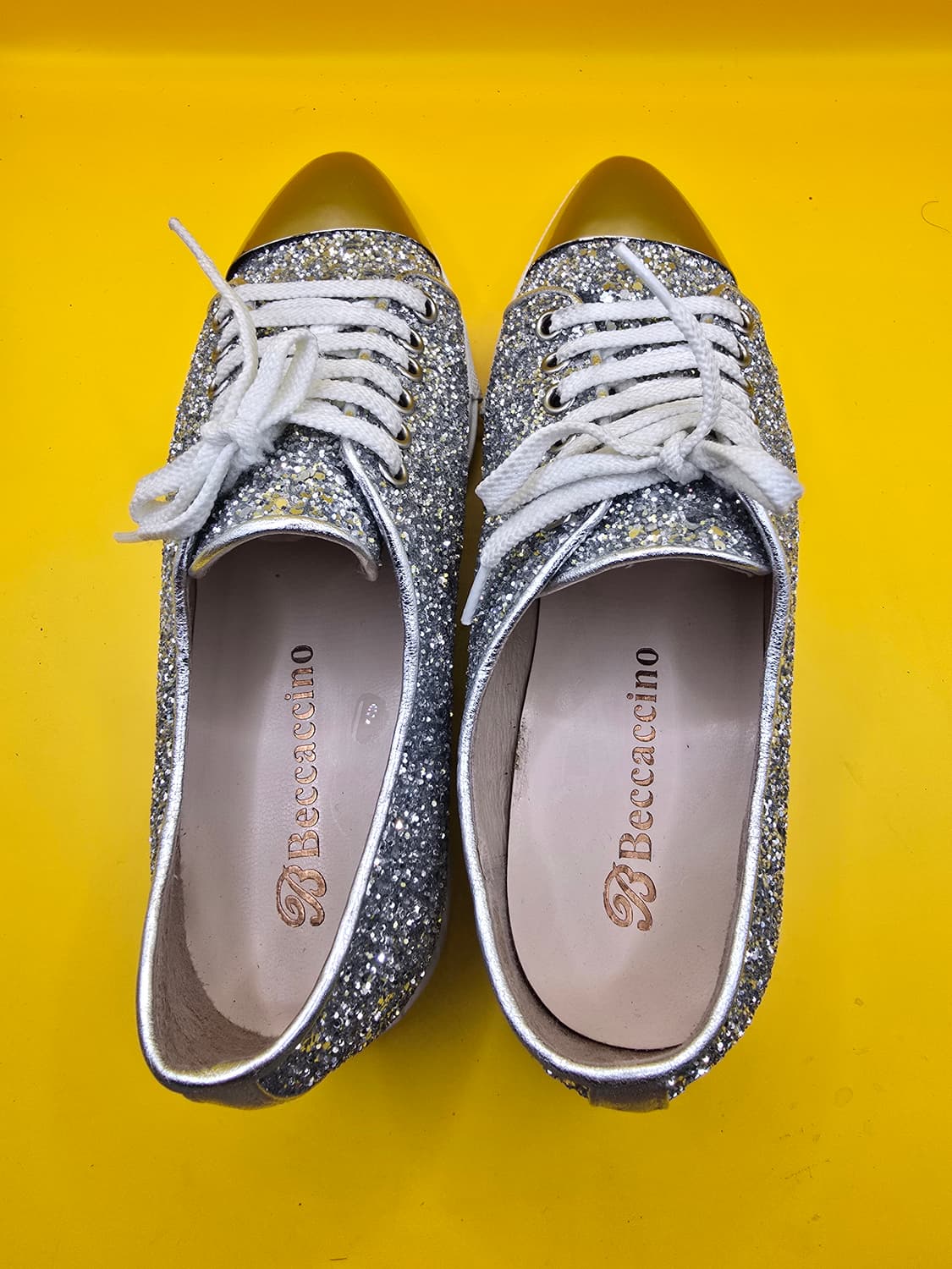 베카치노(Beccaccino) 글리터 스니커즈 225 상품이미지5