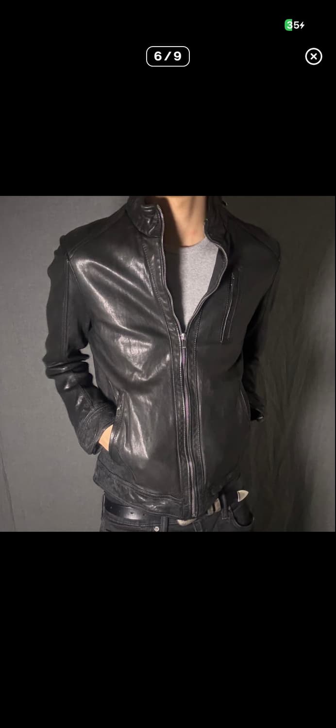 lamb skin leather jacket 상품이미지3