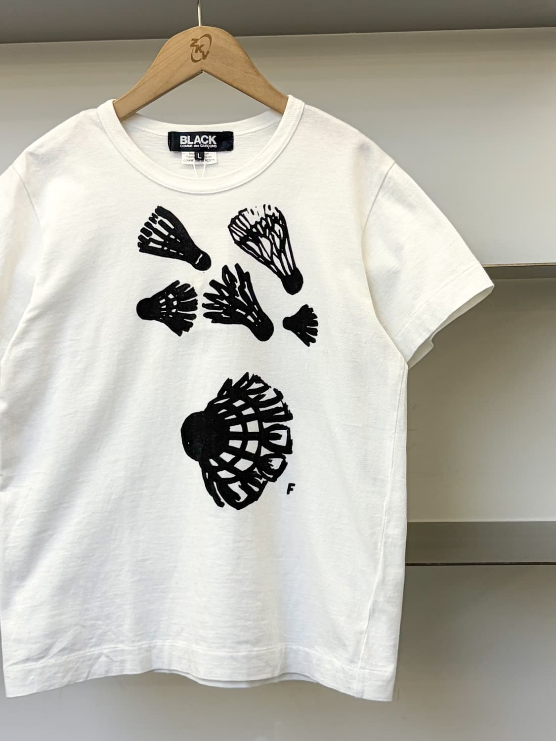 꼼데가르송 Ad.2011 셔틀콕 티셔츠 상품이미지2