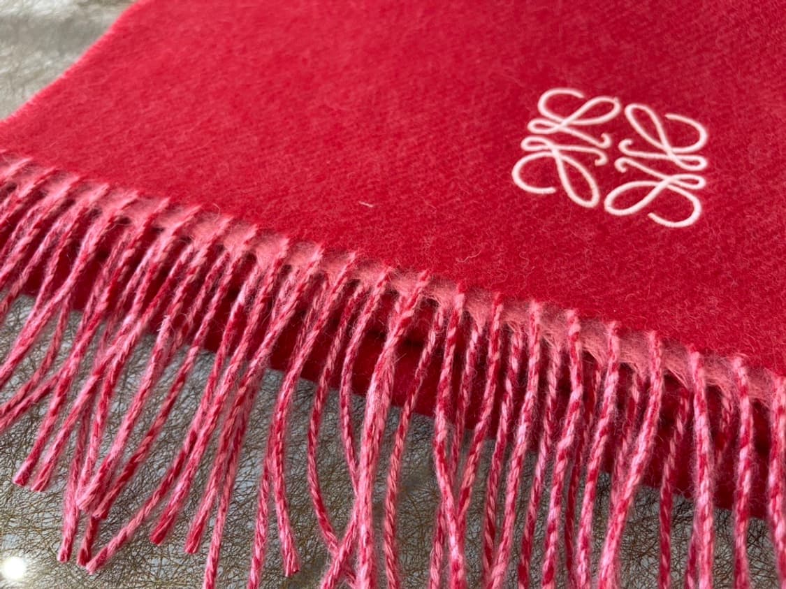 로에베 로고 패치 투톤 머플러 (남녀공용) 상품이미지2