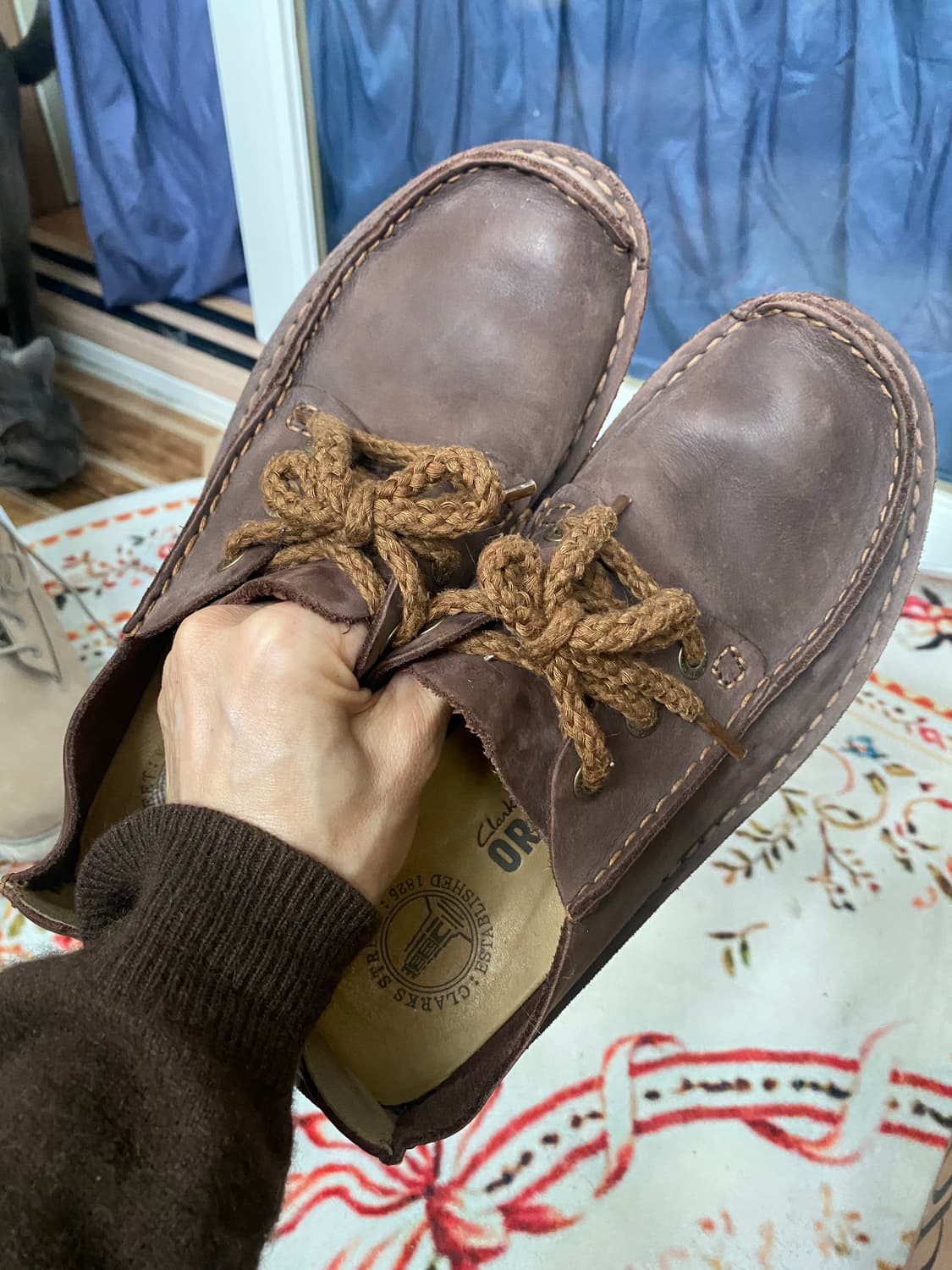 클락스 브라운 가죽 로퍼 UK6½(250-55) 상품이미지1