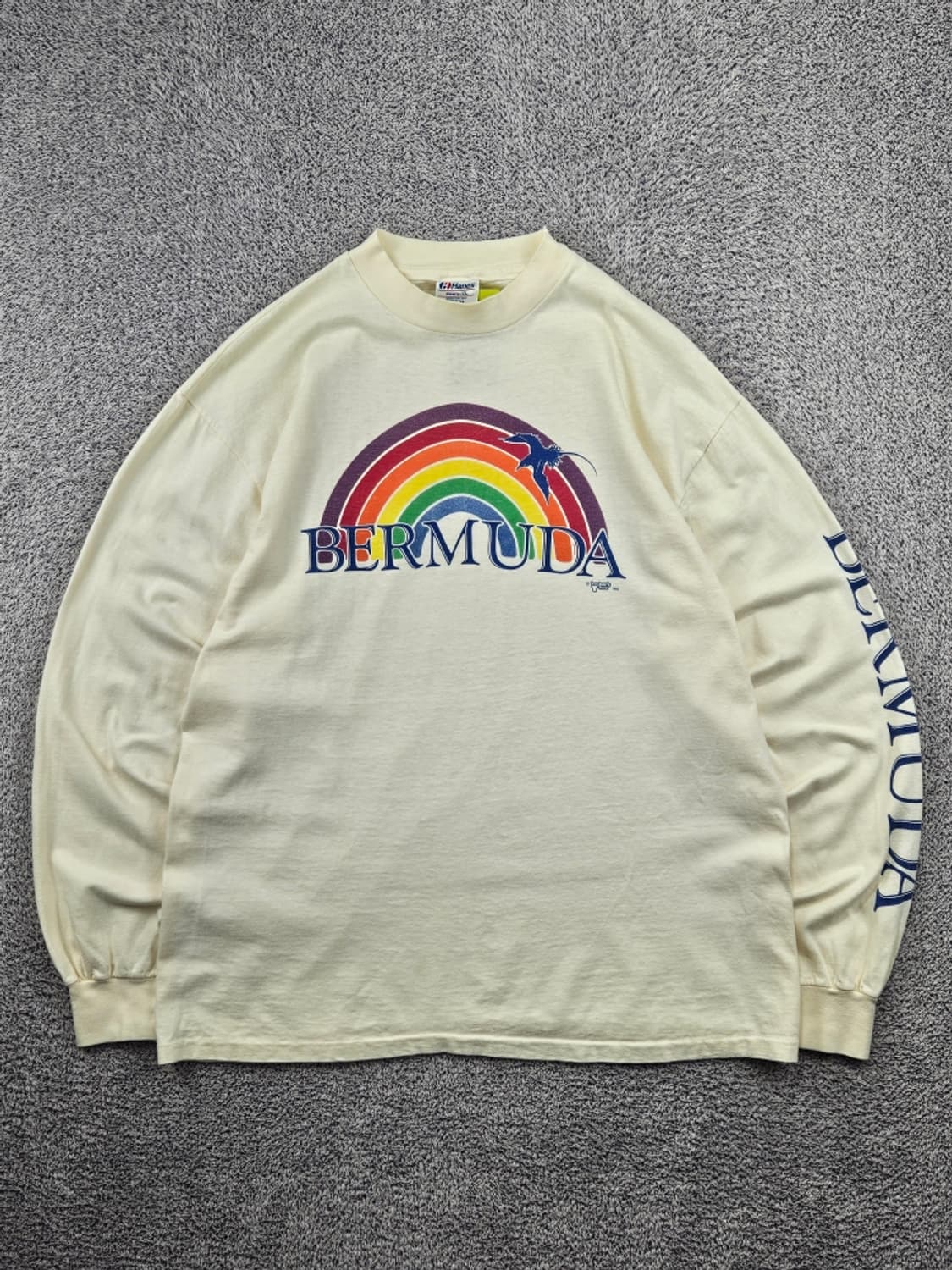 1983 USA 헤인즈 싱글스티치 롱슬리브 긴팔티셔츠 (XL)/11798 상품이미지1