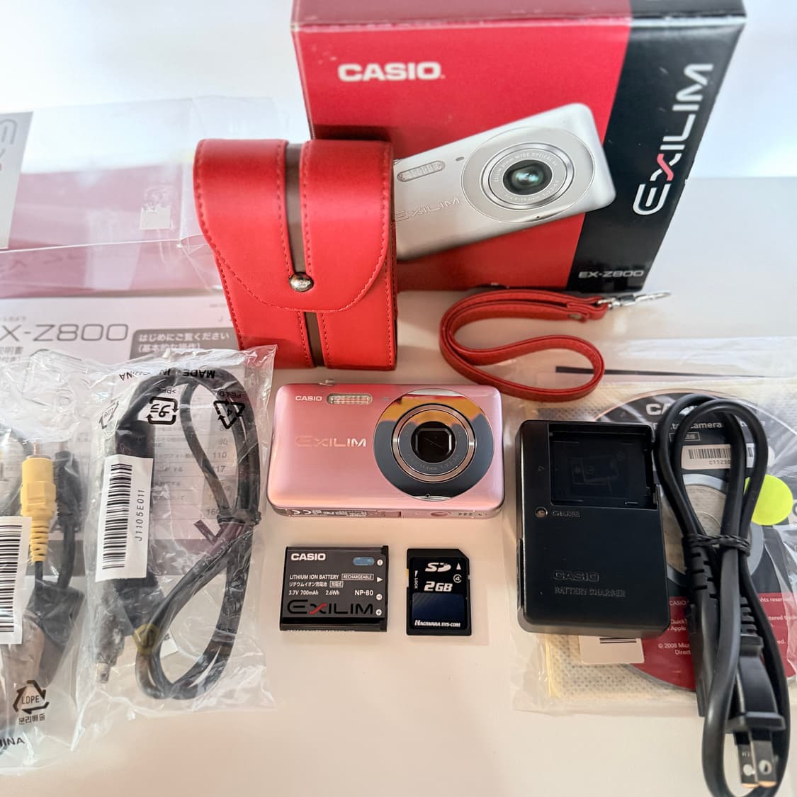 ✨민트급 풀박스✨카시오 엑슬림 z800 ex-z800 딸기우유 빛 🍓 상품이미지1