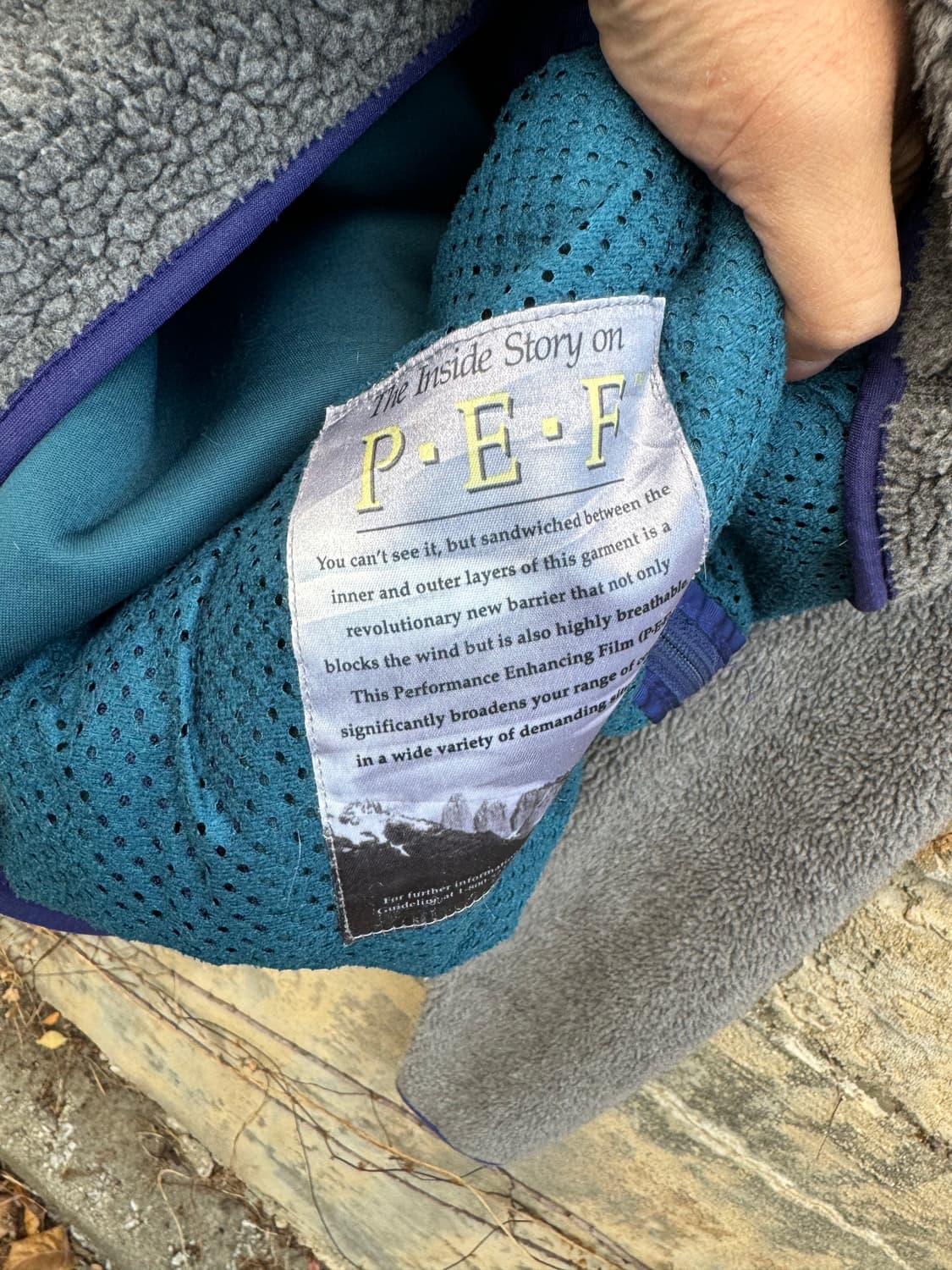 90s 파타고니아 usa 레트로 x pef 파일 플리스 후리스 자켓 상품이미지9