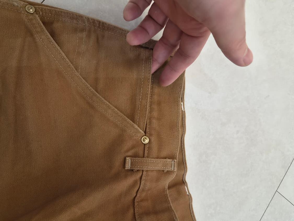 빈티지 바람개비라벨 칼하트 더블니 브라운 34×30 상품이미지7