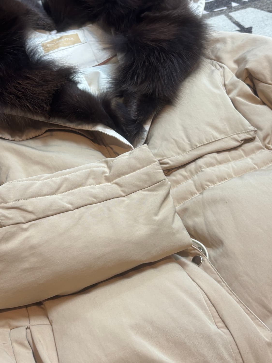 Excusez-moi 이탈리아 덕다운 패딩 코트 상품이미지8