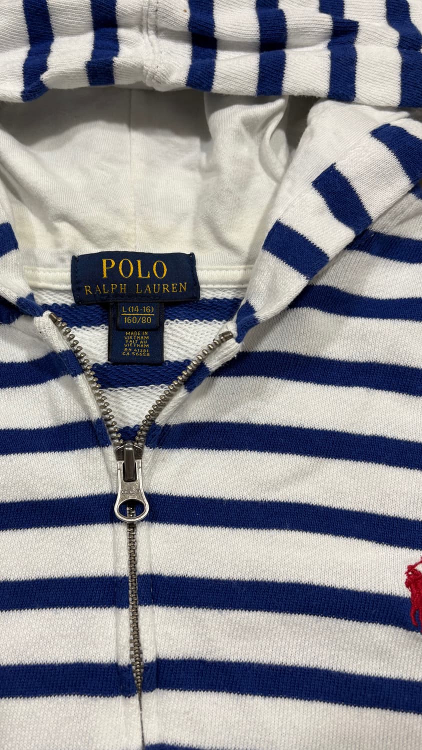 (희귀)폴로 랄프로렌 키즈 마린 스트라이프 후드집업 상품이미지6