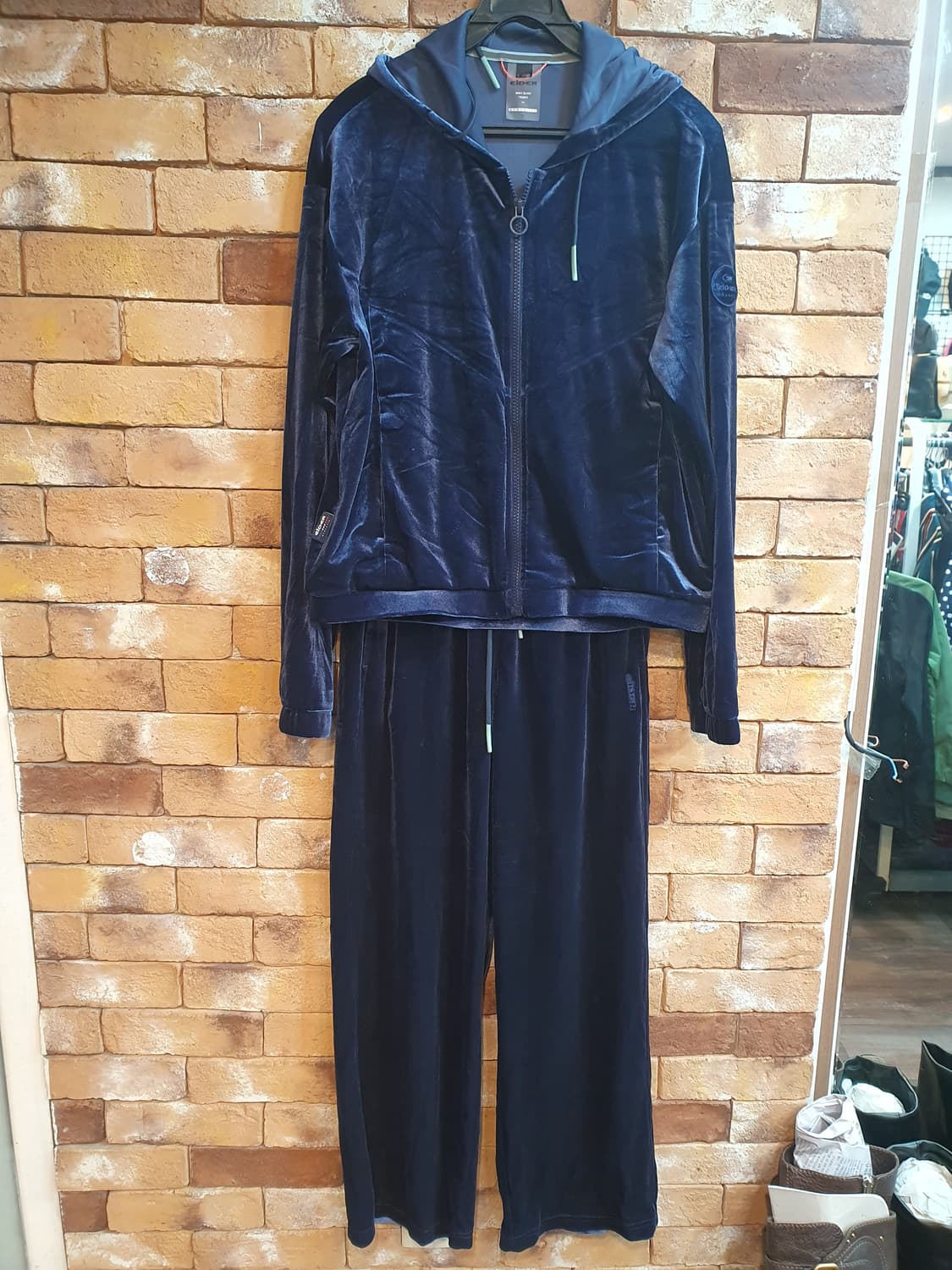 아이더 벨벳 트레이닝복 세트 네이비 s 상품이미지1
