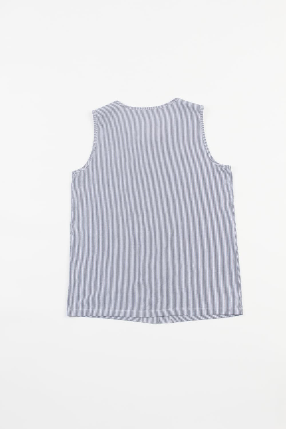 GARCONNE Stripe Sleeveless Ribbon Blouse 상품이미지8