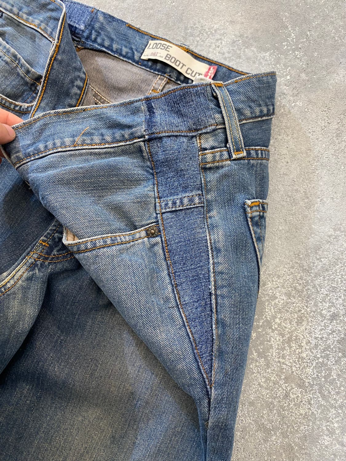 [36] 00s Levi's 567 리바이스 루즈핏 데님팬츠 상품이미지3