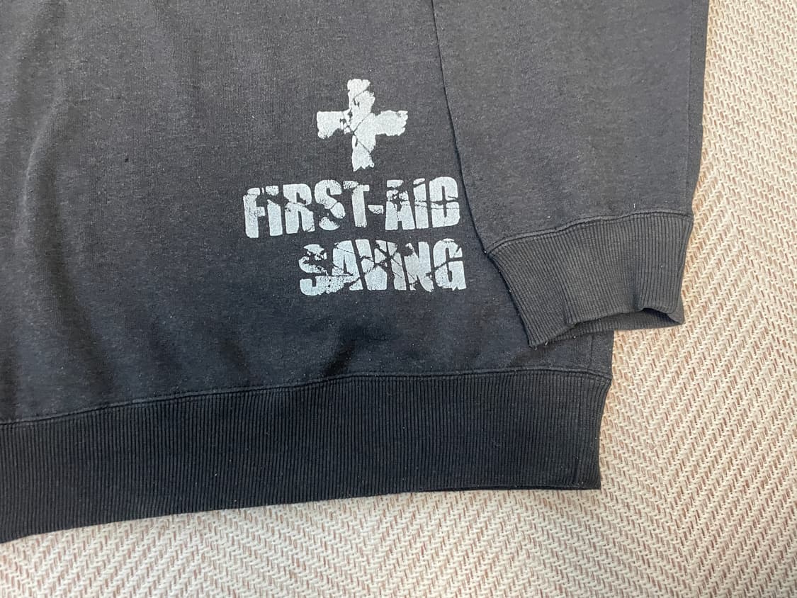 터키데어 피지컬 타이포그래피 프린트 스웻셔츠 J03619 상품이미지7