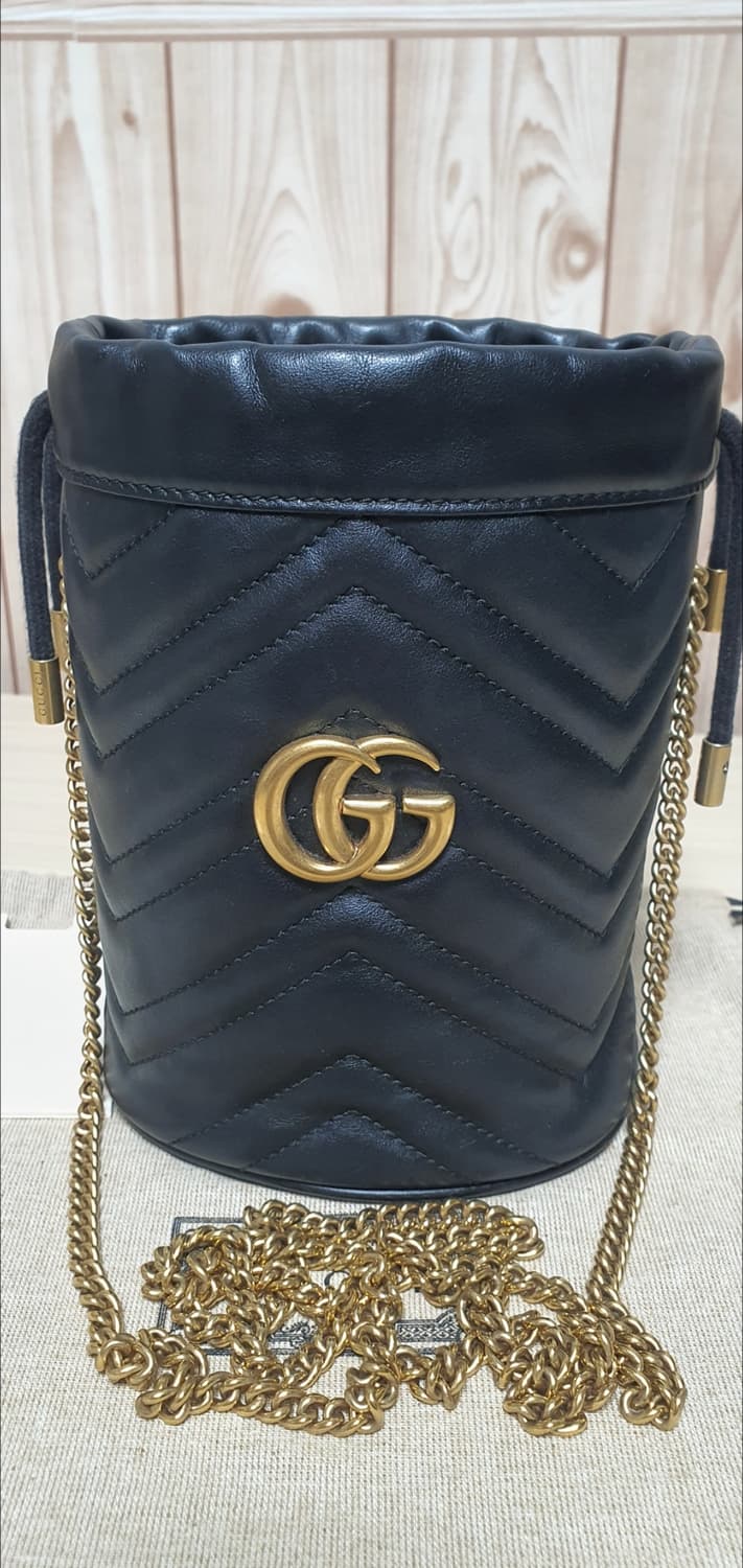 구찌 마몬트 마틀라세 버킷백/크로스백 새상품급 정품(감정서O) 상품이미지2