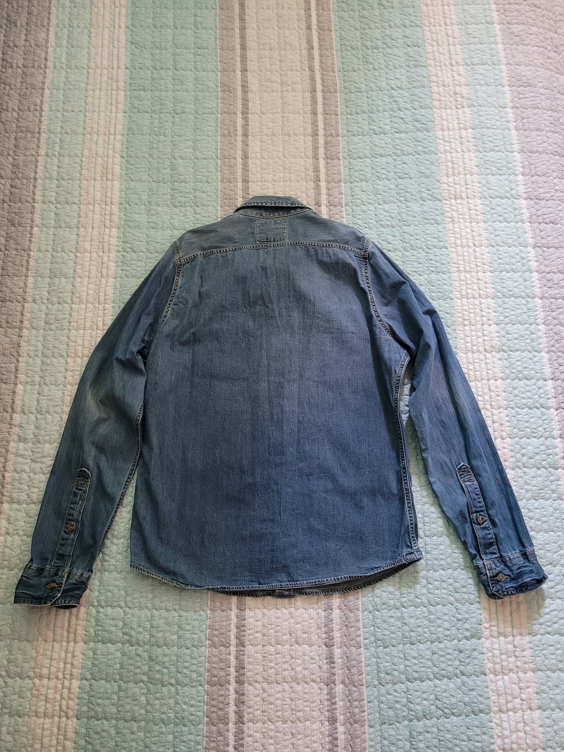 아베크롬비 Abercrombie 워크웨어 데님셔츠 XL 100-105 상품이미지9