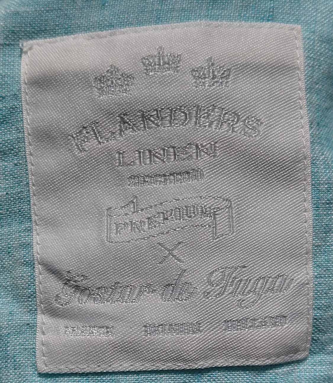 [M] 고스타 디 푸가 x 플랜더스 리넨 100% 7부 셔츠 (민트) 상품이미지5