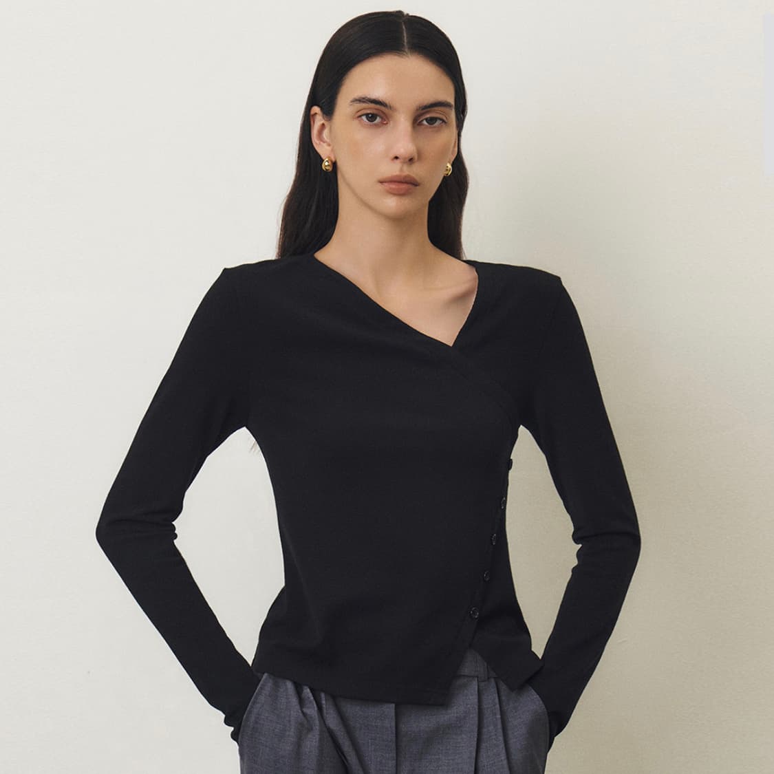 아티드(ARTID) 랩 컷아웃 티셔츠 프리사이즈 상품이미지2