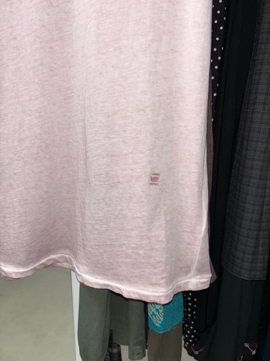 지스타 로우 가먼트워싱 티셔츠 상품이미지4