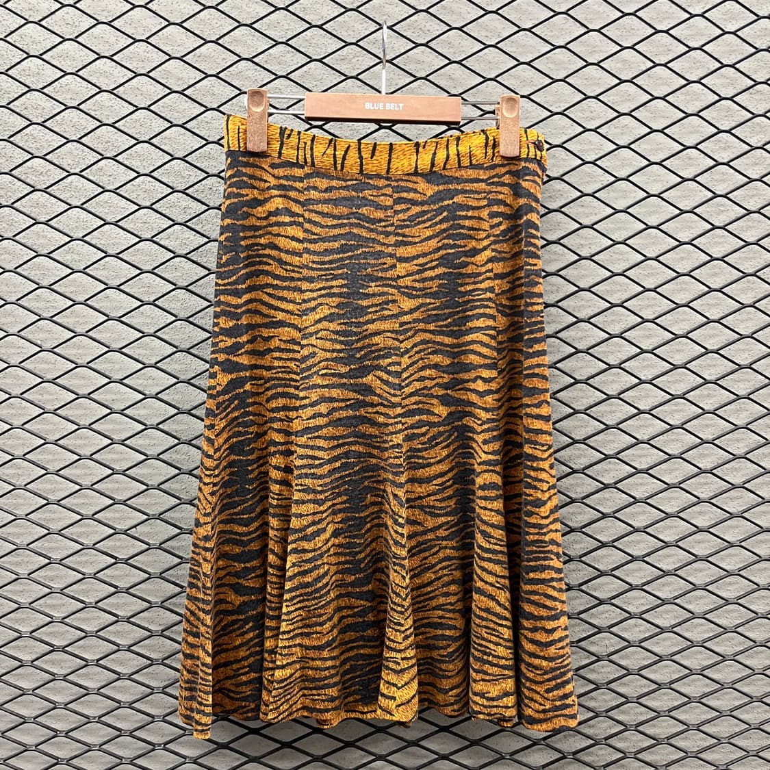 KENZO 겐조 롱 스커트 애니멀 프린트 지브라 패턴 치마 상품이미지2