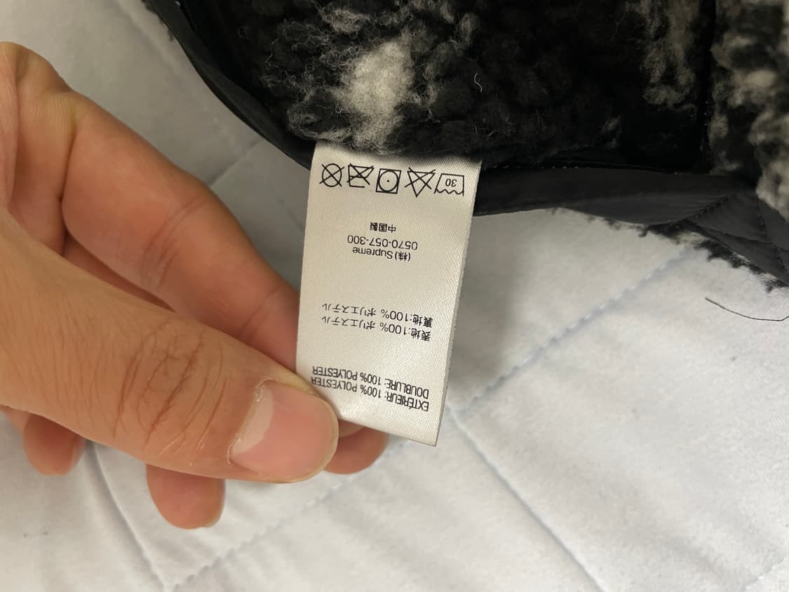 슈프림 리버서블 반다나 플리스 자켓 블랙 M 상품이미지5