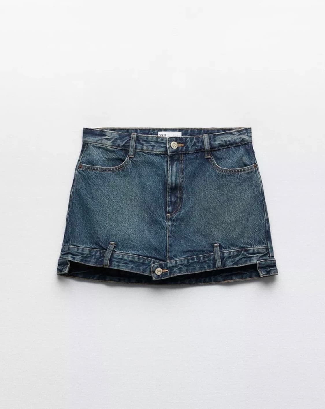 ZARA 데님 미니스커트 상품이미지1