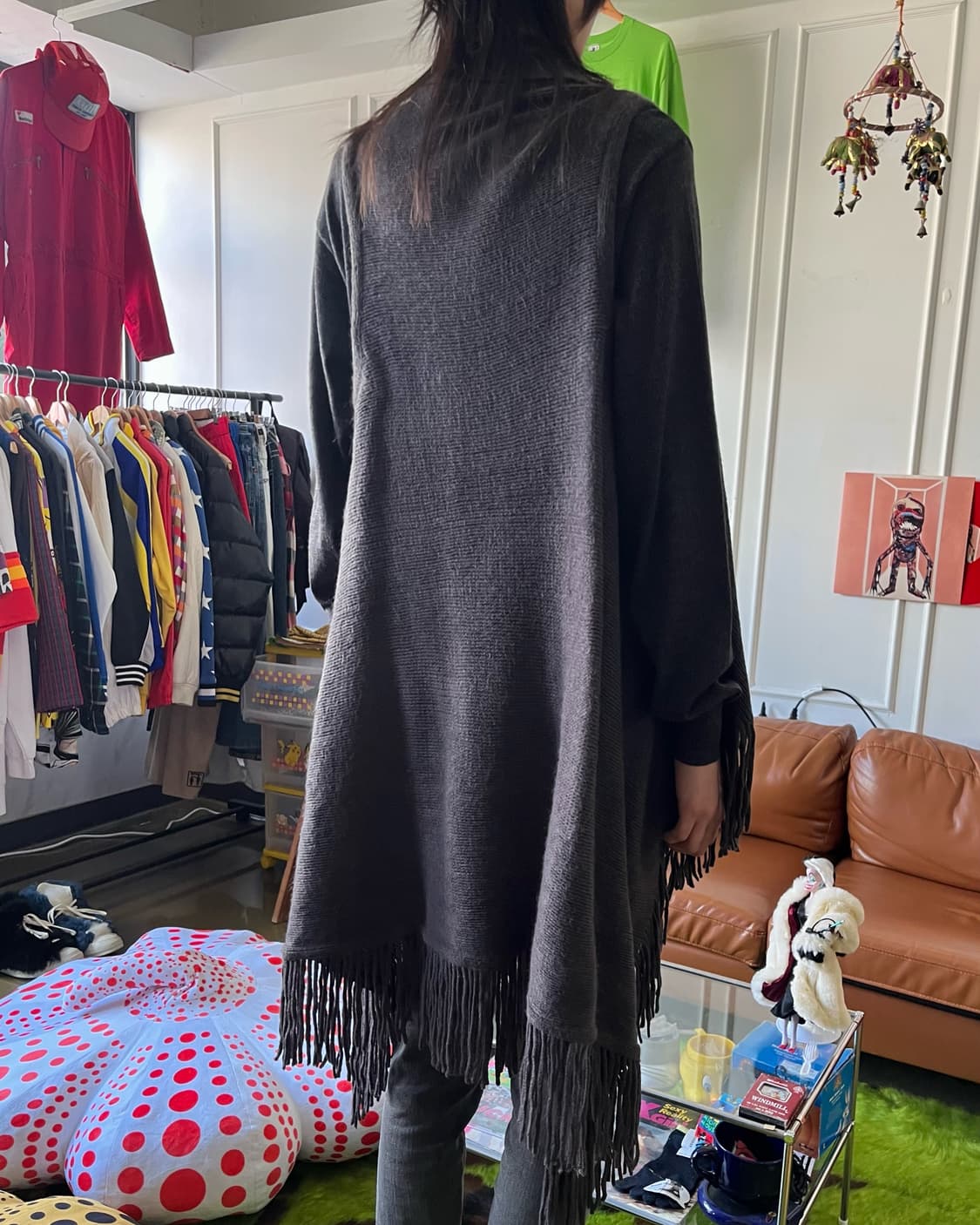 ANNA LUNA Japan Fringe Knit Vest 상품이미지3