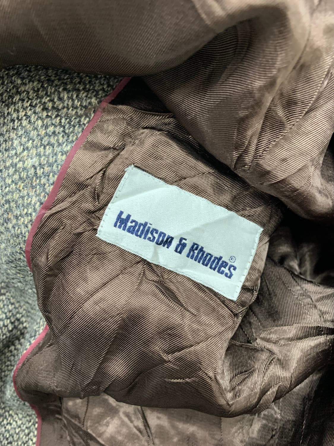 Madison&Rhodes 체크 블레이저 #279 상품이미지6