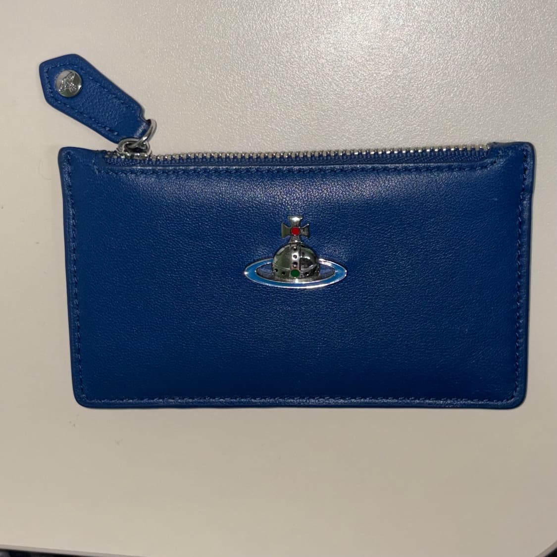 (풀박) 비비안웨스트우드 엠마 슬림 롱 카드 홀더 블루 상품이미지2