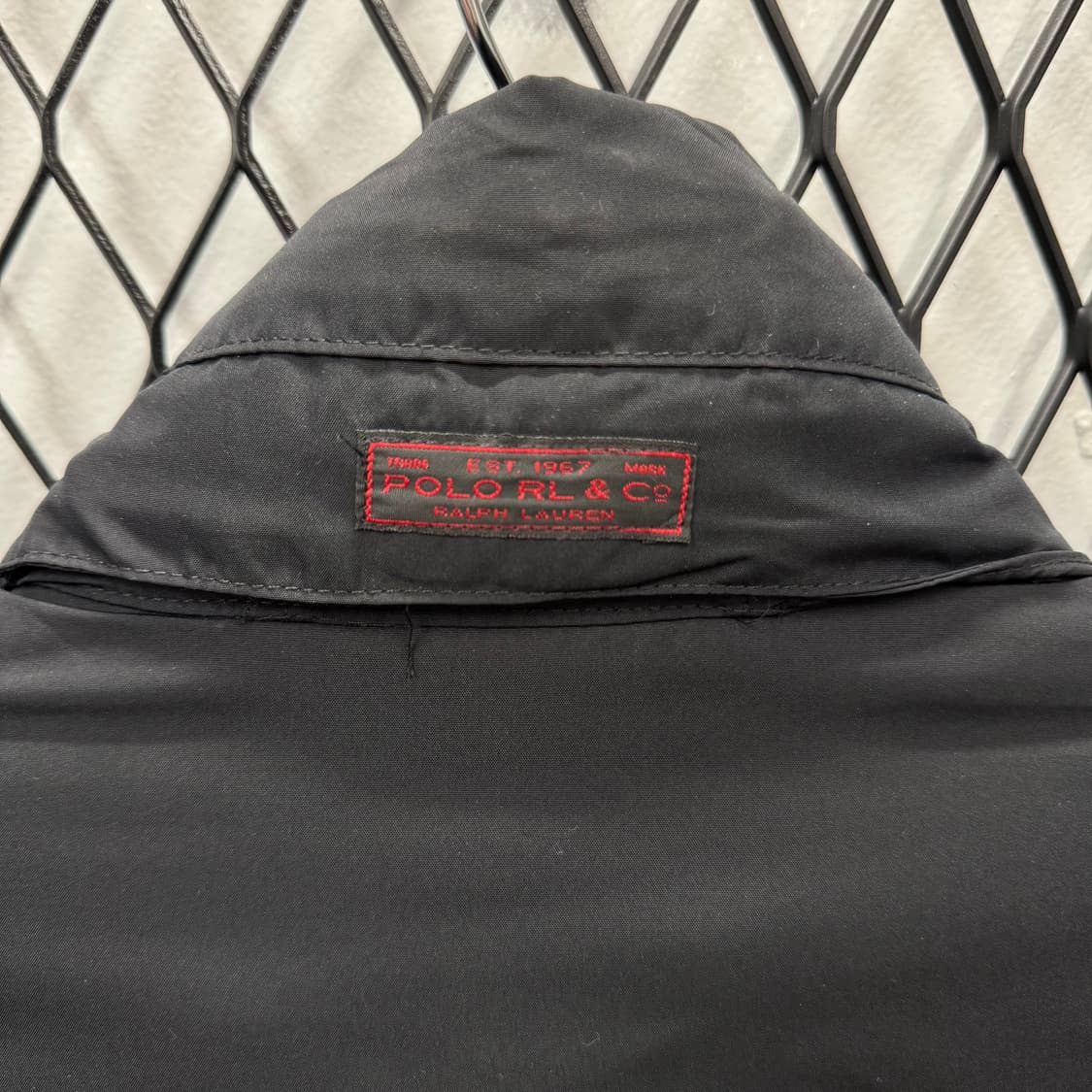 폴로 랄프로렌 폴라텍 하이브리드 나일론 플리스 자켓 블랙 상품이미지6