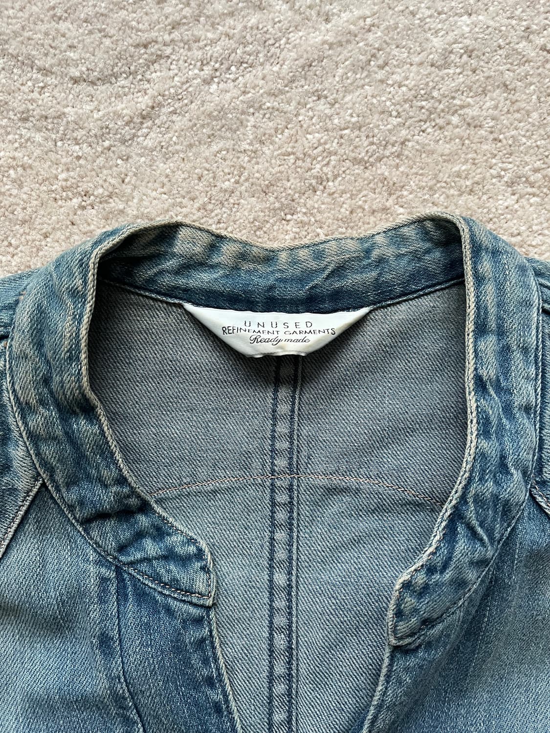 언유즈드 웨스턴 데님 집업 자켓 (103-105) 상품이미지4