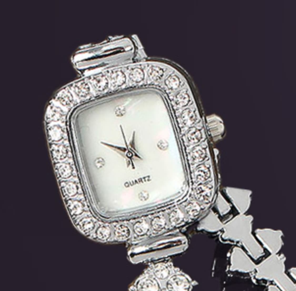 레나 여성 손목시계 실버 사각메탈시계 판매 상품이미지5