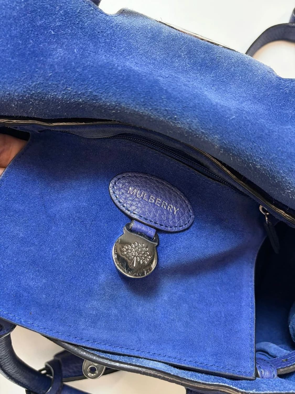 멀버리 베이스워터 블루 토트백 Q1463 상품이미지9