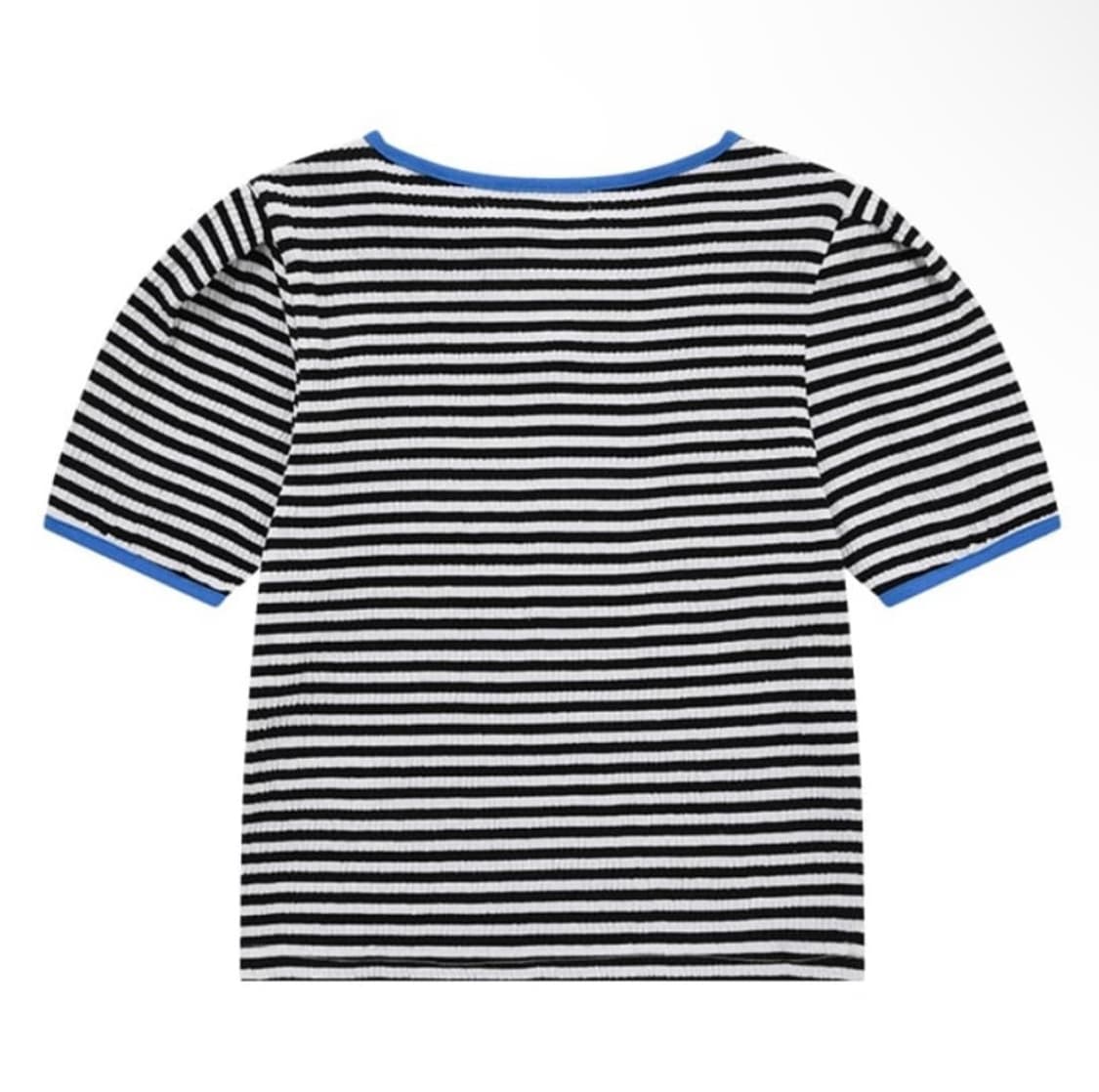 뉴진스 다니엘 더 로켓 스트라이프 링거 티셔츠 상품이미지3