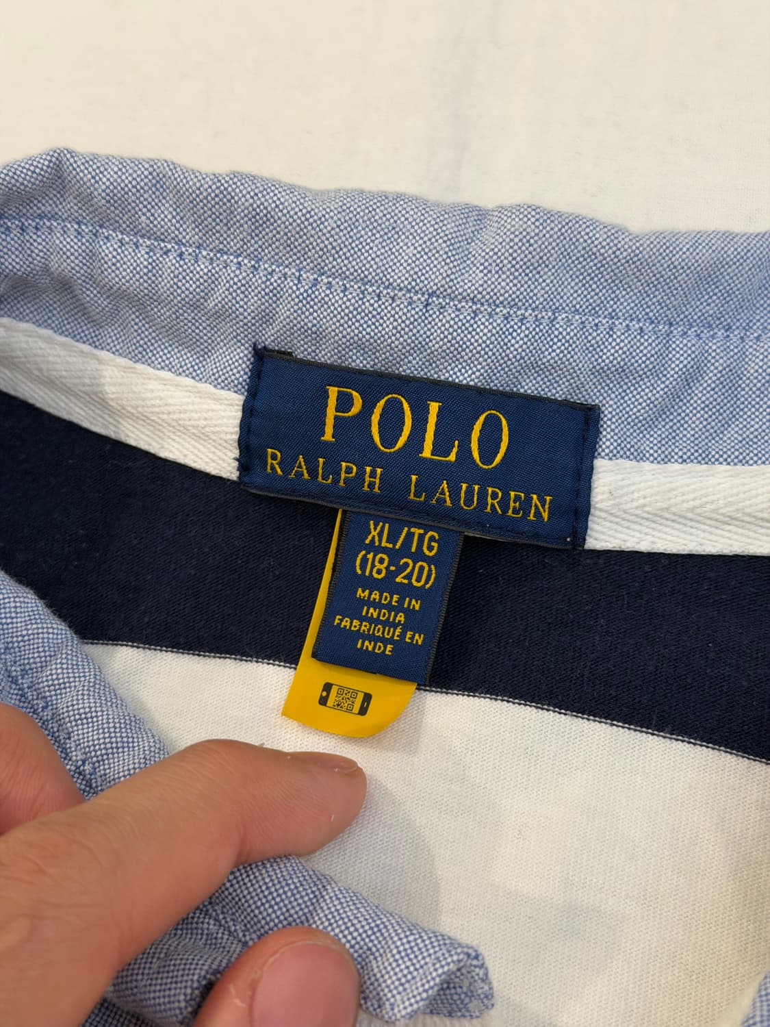 폴로 랄프로렌 스트라이프 롱슬리브 럭비티 상품이미지4