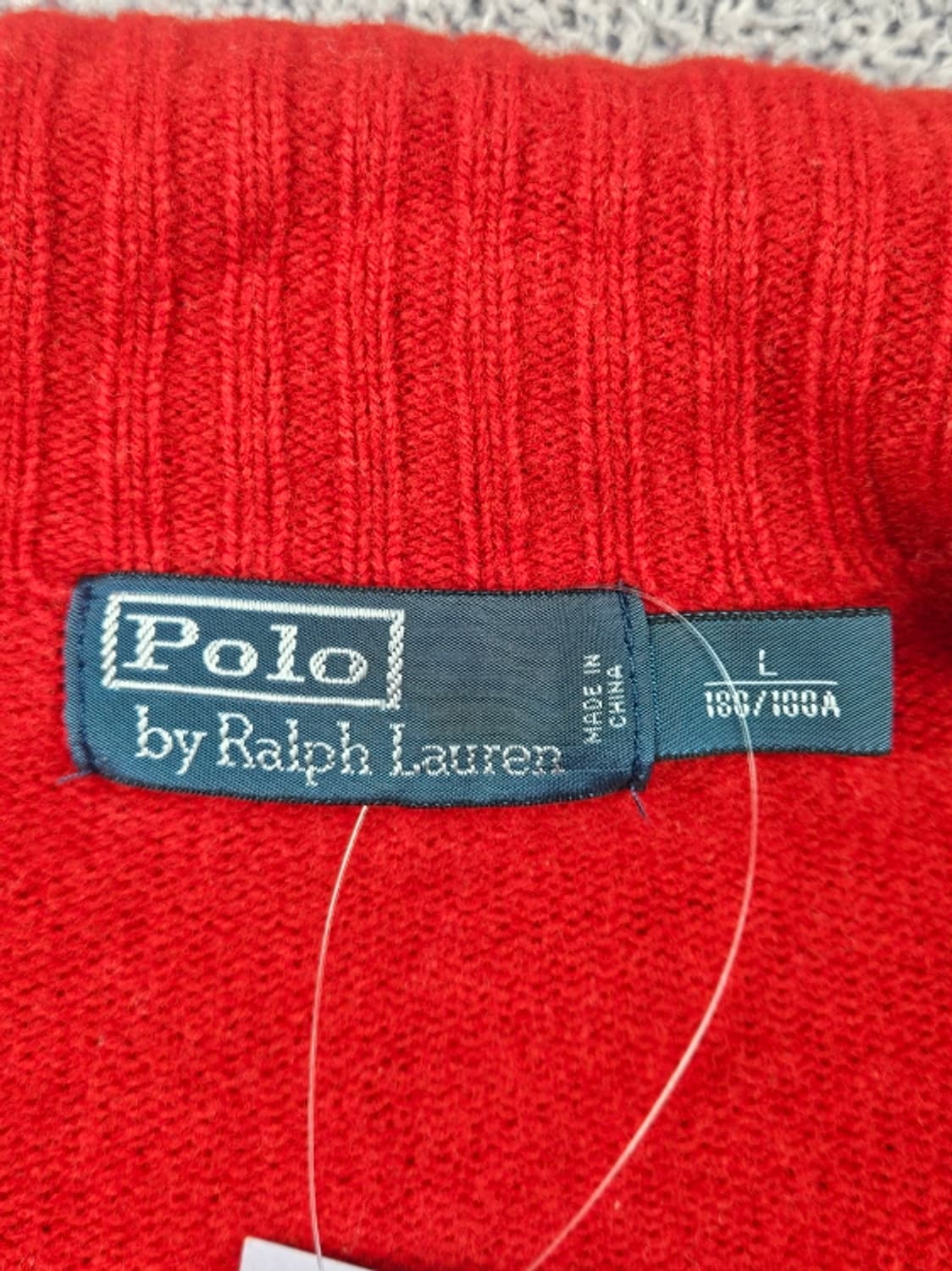 폴로랄프로렌 빅 포니 하이넥 풀 집업 니트 ( L ) / 10660 상품이미지8