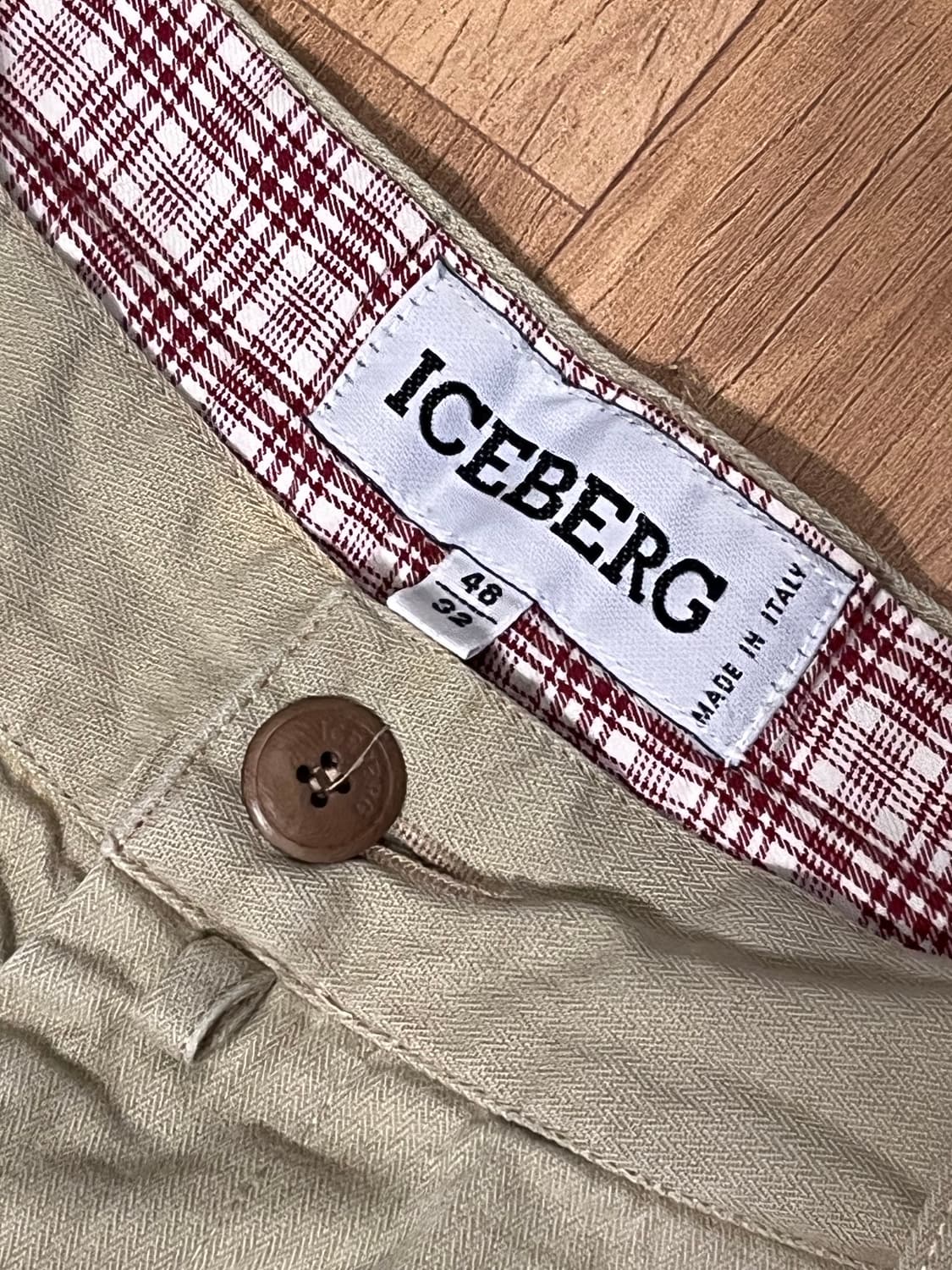 Iceberg 클래식 카키 치노팬츠 스트레이트핏 상품이미지2