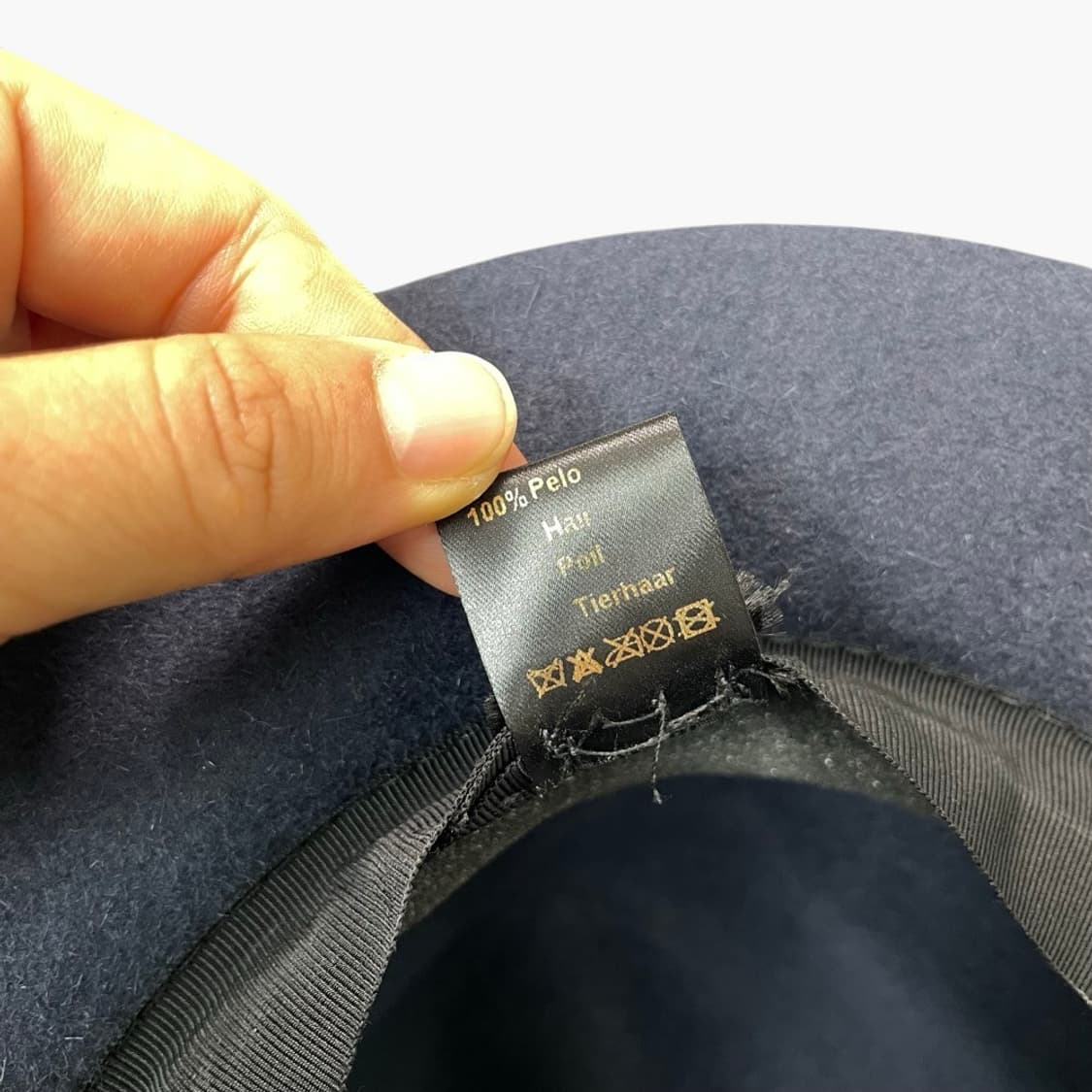 보르살리노 Borsalino 블루그레이 펠트 페도라 59 상품이미지9