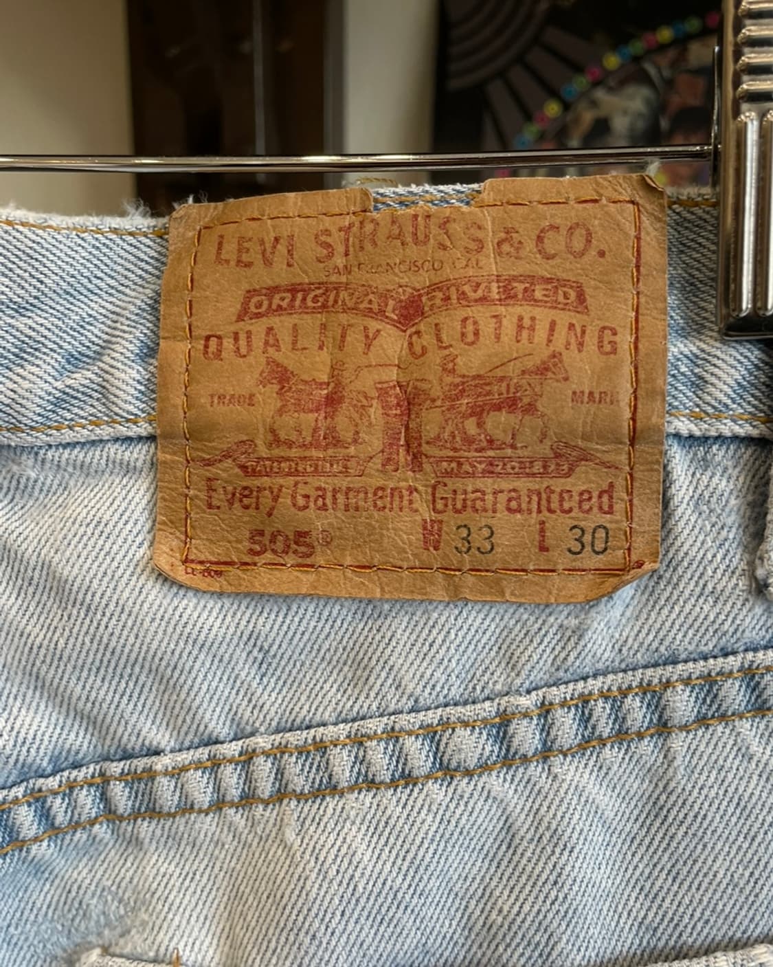 90s Levis 505 made in canada 상품이미지5