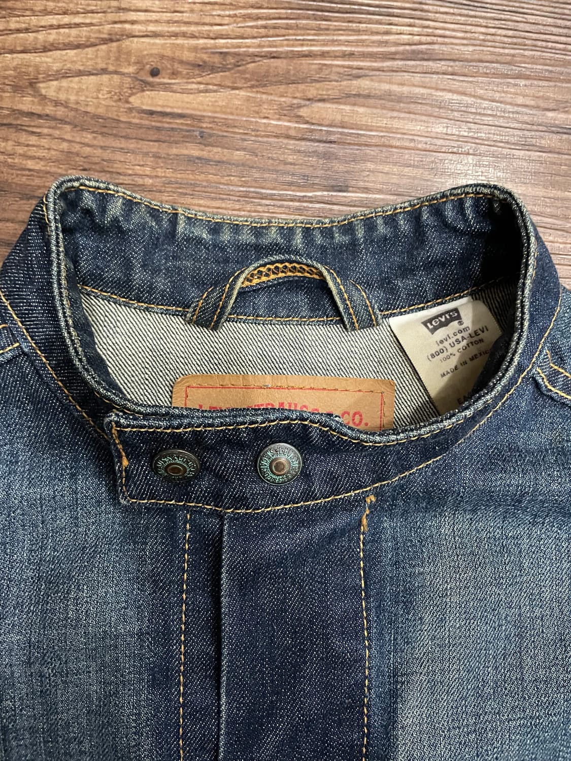 리바이스 00s 멕시코 이지 라이더 트러커 데님 자켓 상품이미지6