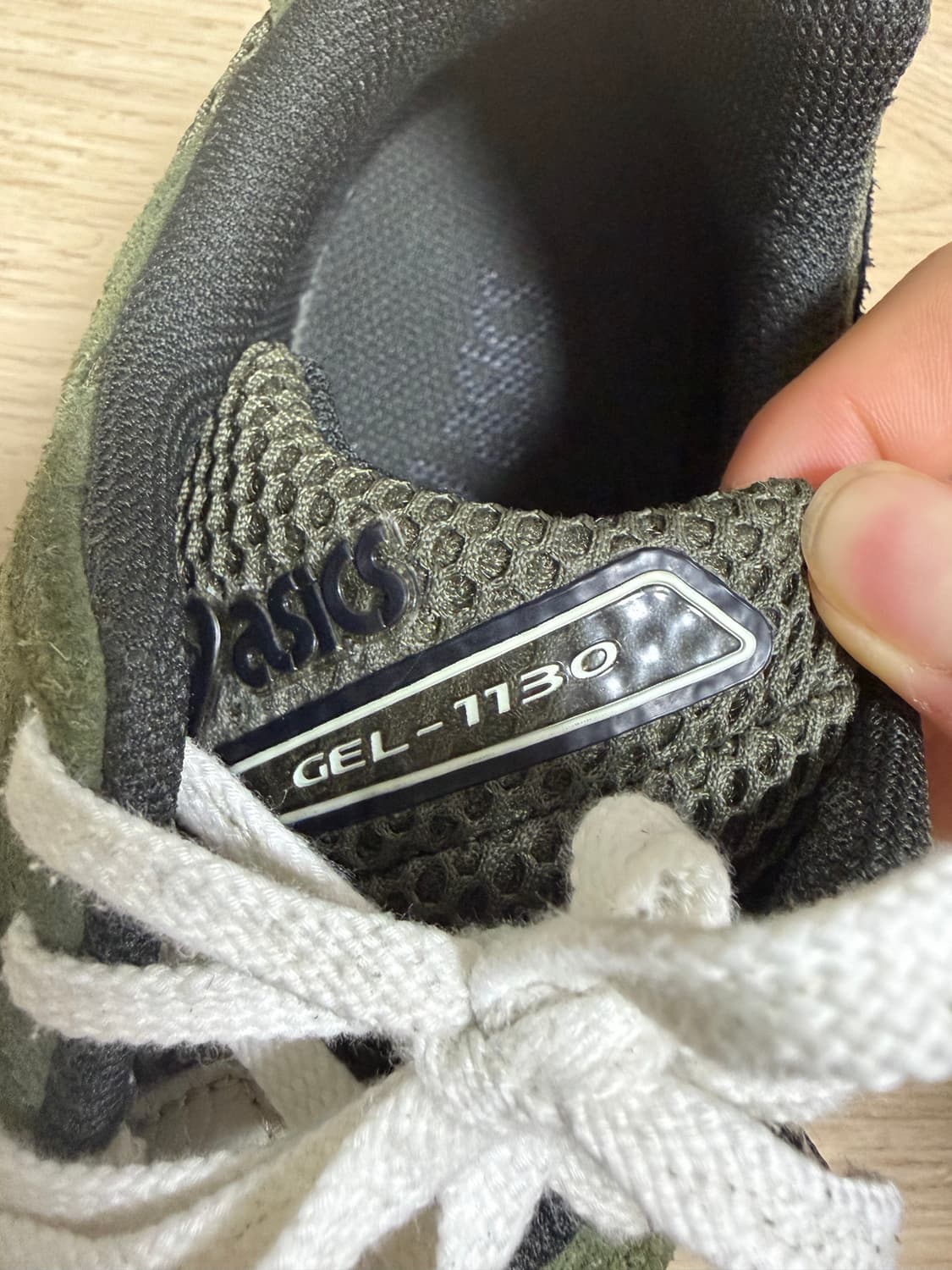 아식스 젤 1130 SMU 올리브 캔버스 스모그 그린 275 상품이미지6