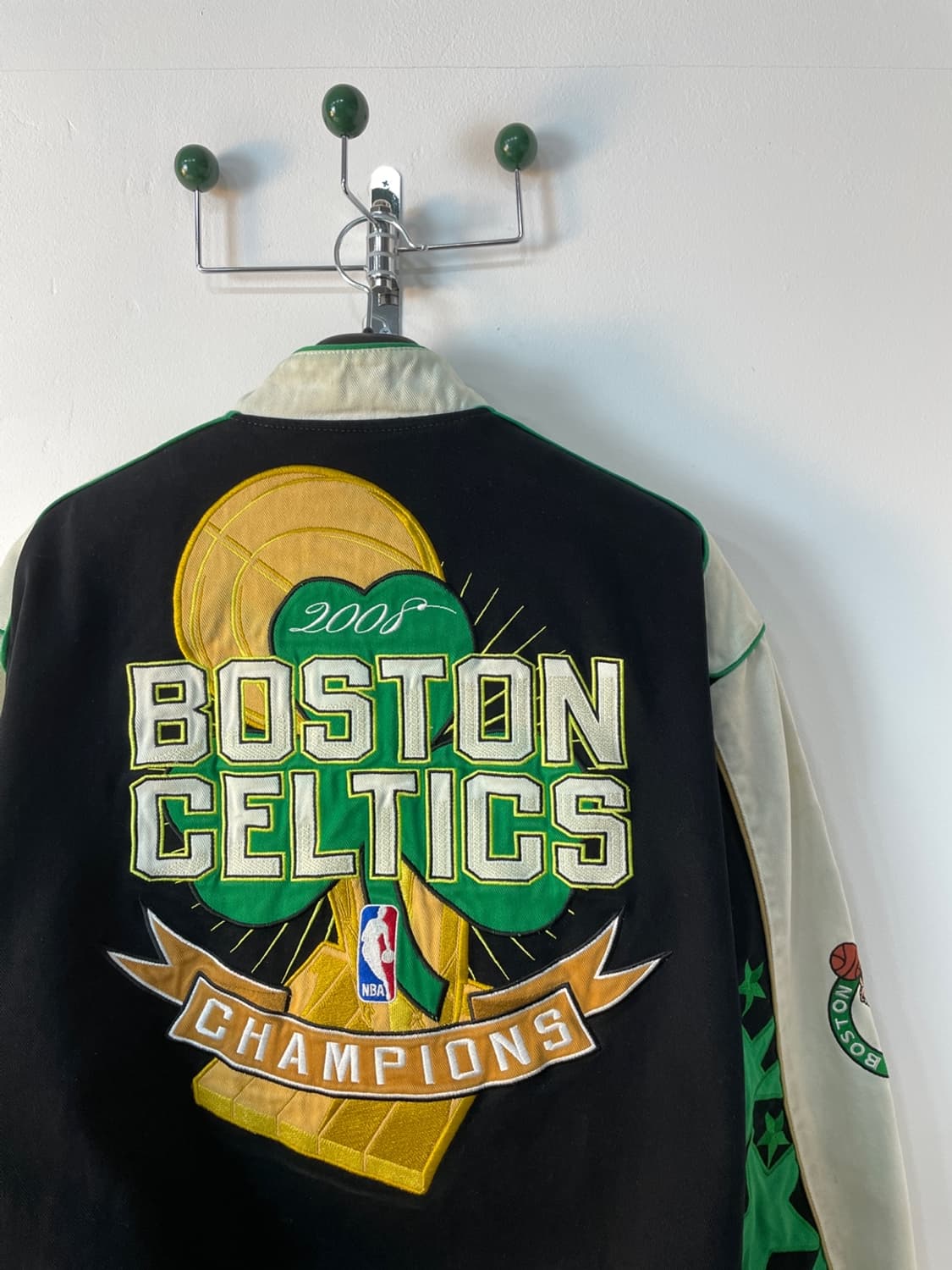 Jh Design NBA BostonCelticsVarsityJacket 상품이미지4